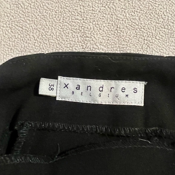 Vintage Xandres Pencil Skirt With Flutter Hem, Size 38 - Picture 3 of 7